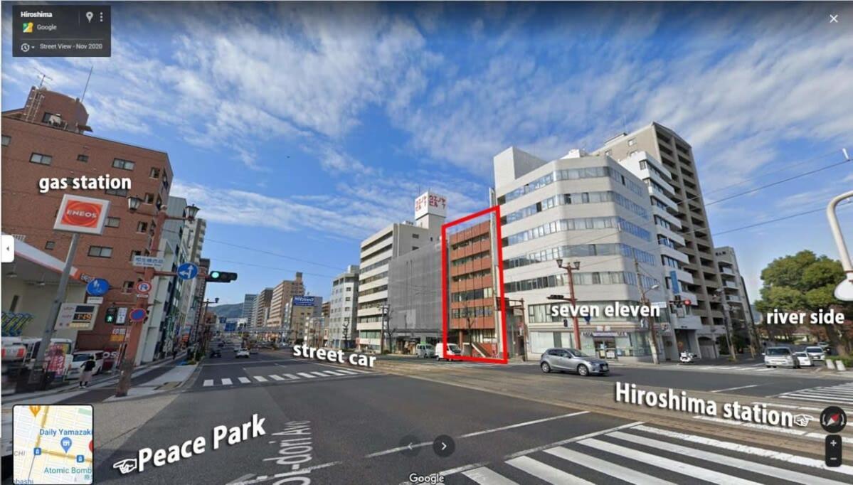 Bhotel Dai3Himawari - 2Br Good For 6Ppl Overlooking Peace Park With Wifi! Хиросима Экстерьер фото